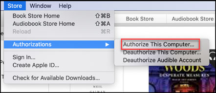 authorize apple books