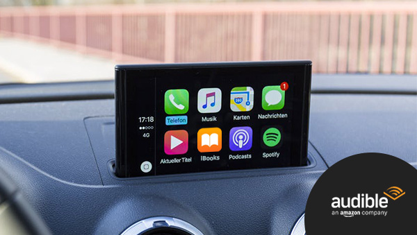 use audible on apple carplay