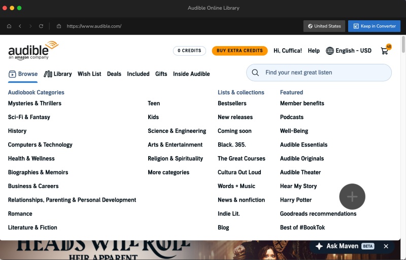 select audiobooks